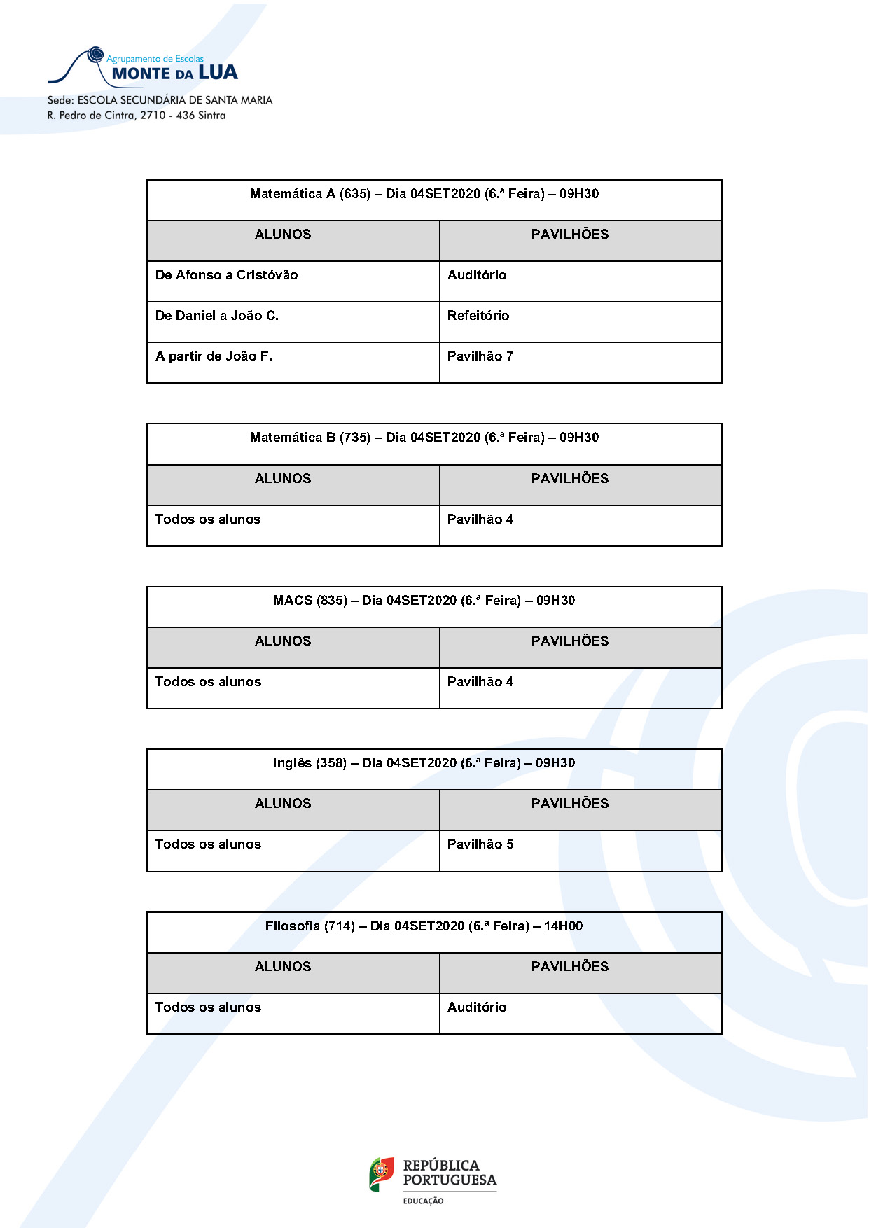 Exames Nacionais Pavilhões 03 04SET Página 2