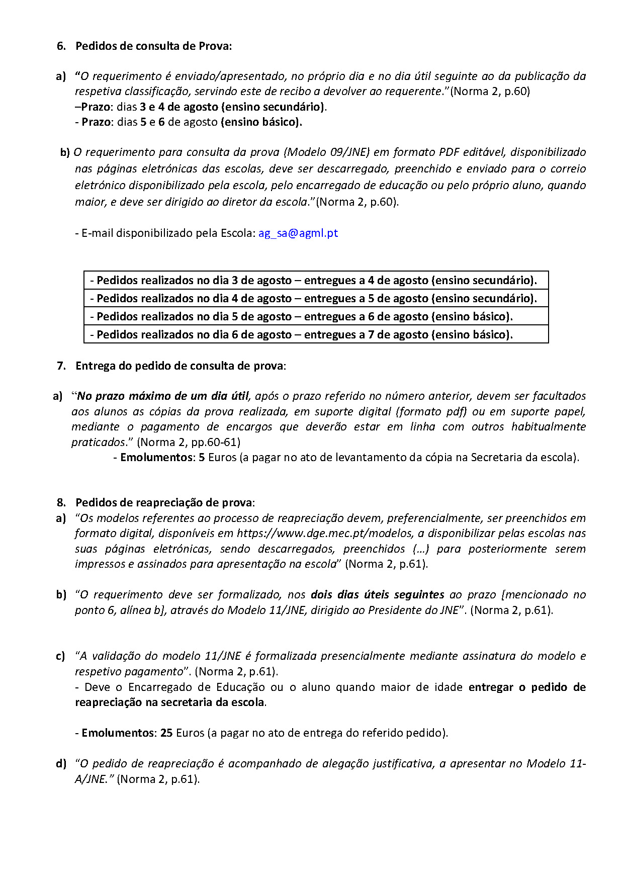 Texto para o Site do AGML Nova Insc EXAMES 2fase retificado Página 4